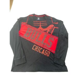 UNK NBA Chicago Bulls Long Sleeve T Shirt Mens 2XL XXL Bull Graphic Tee Vintage